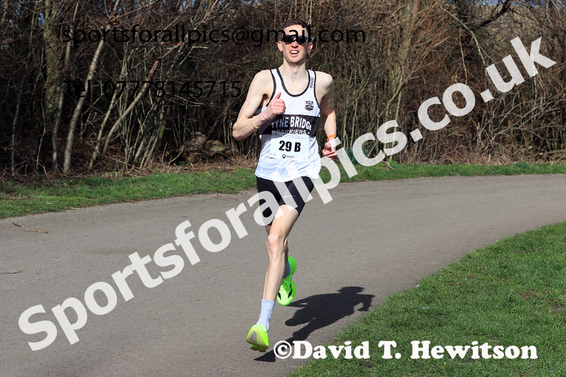 Senior Mens 2026 NECAA Royal Signals Road Relays, Hetton Lyons Country Park, Hetton le Hole. Photo: David T. Hewitson/Sports for All Pics